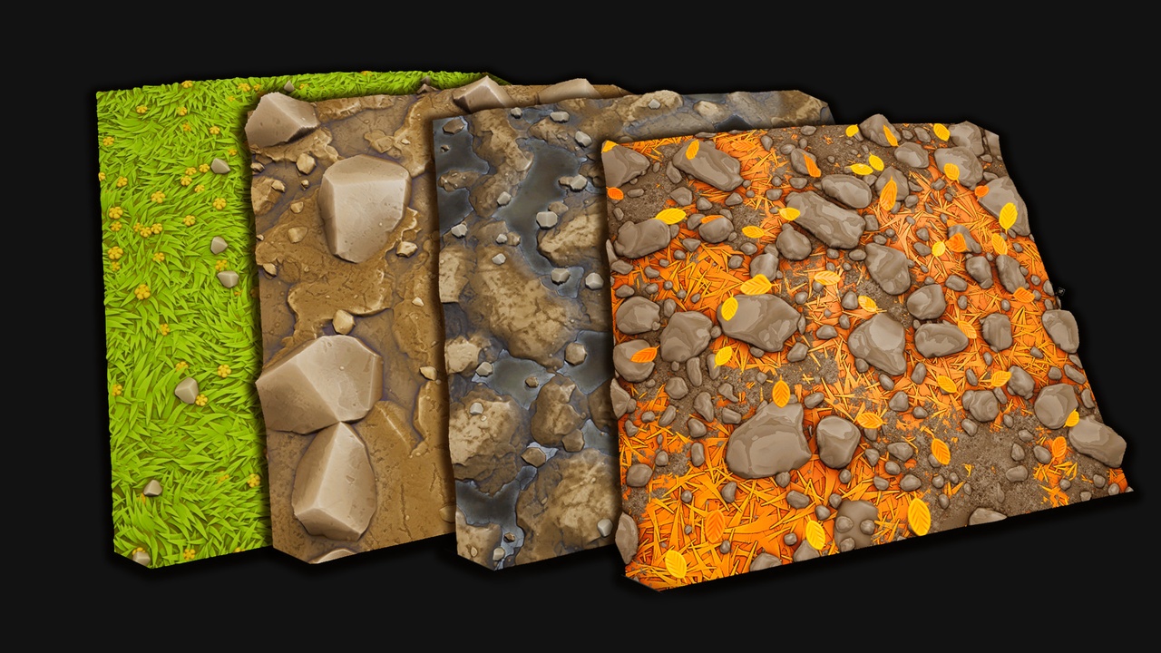 Media 1 for listing Stylized materials pack "Nature"