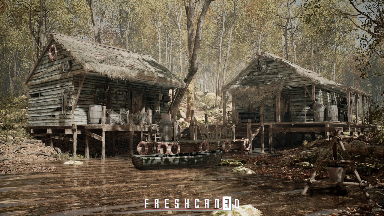 Media 1 for listing Survival Forest Cabin Bundle (Survival Environment, Forest House, Log House )