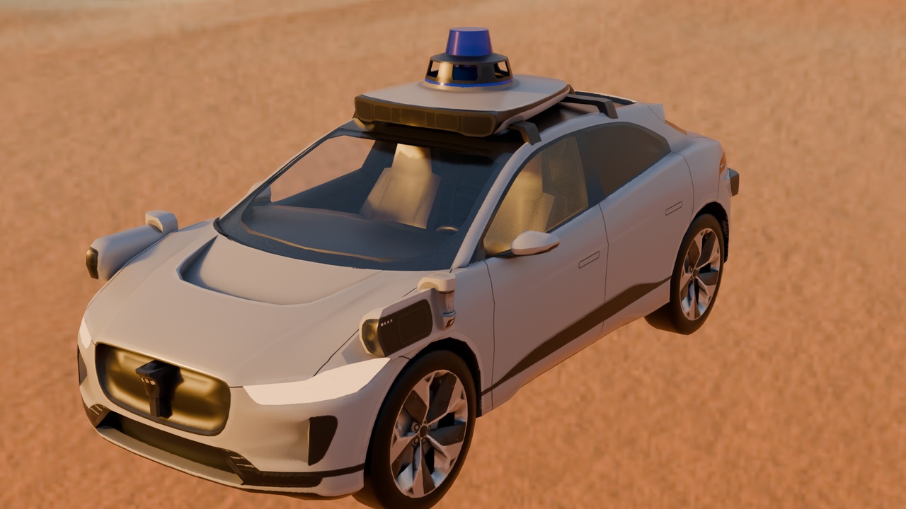 Media 1 for listing Waymo Autonomous Car 3D Model