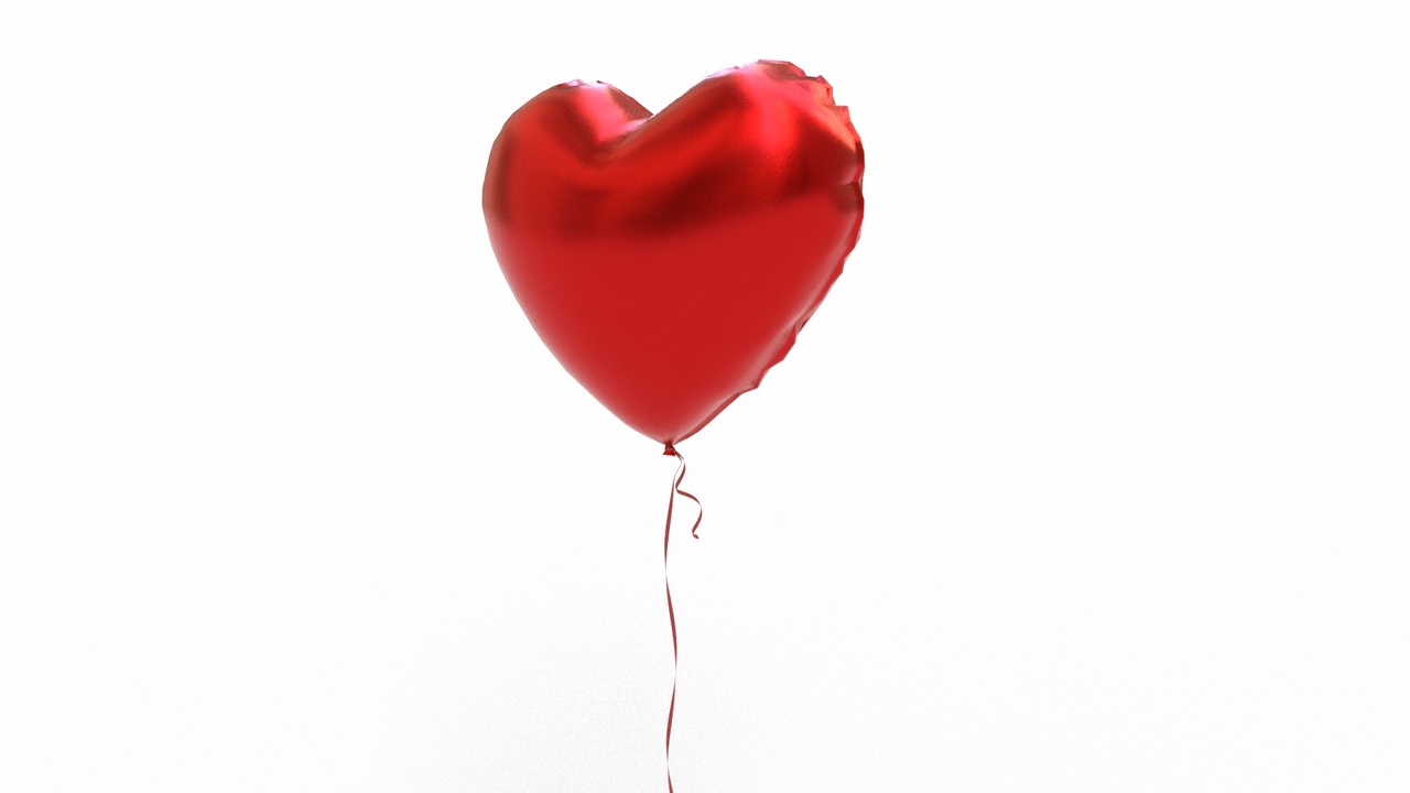 Media 1 for listing Heart Balloon