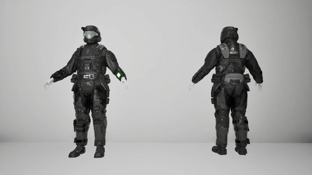 Media 1 for listing Sci-Fi Soldiers Outfit Pack