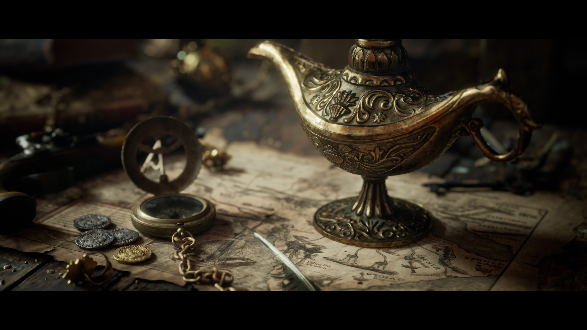 Media 1 for listing High Quality Item | Ornate genie lamp