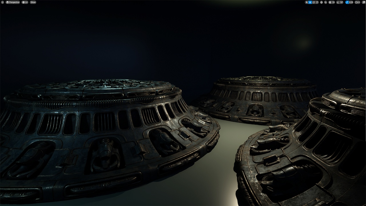 Ancient Sci-Fi Pedestal 제품 등록을 위한 미디어 1개