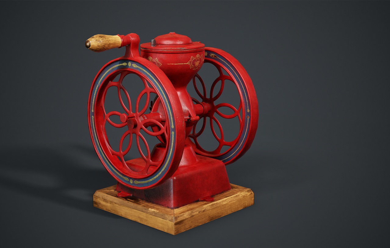 Media 1 for listing Coffee grinder, retro, antique, vintage