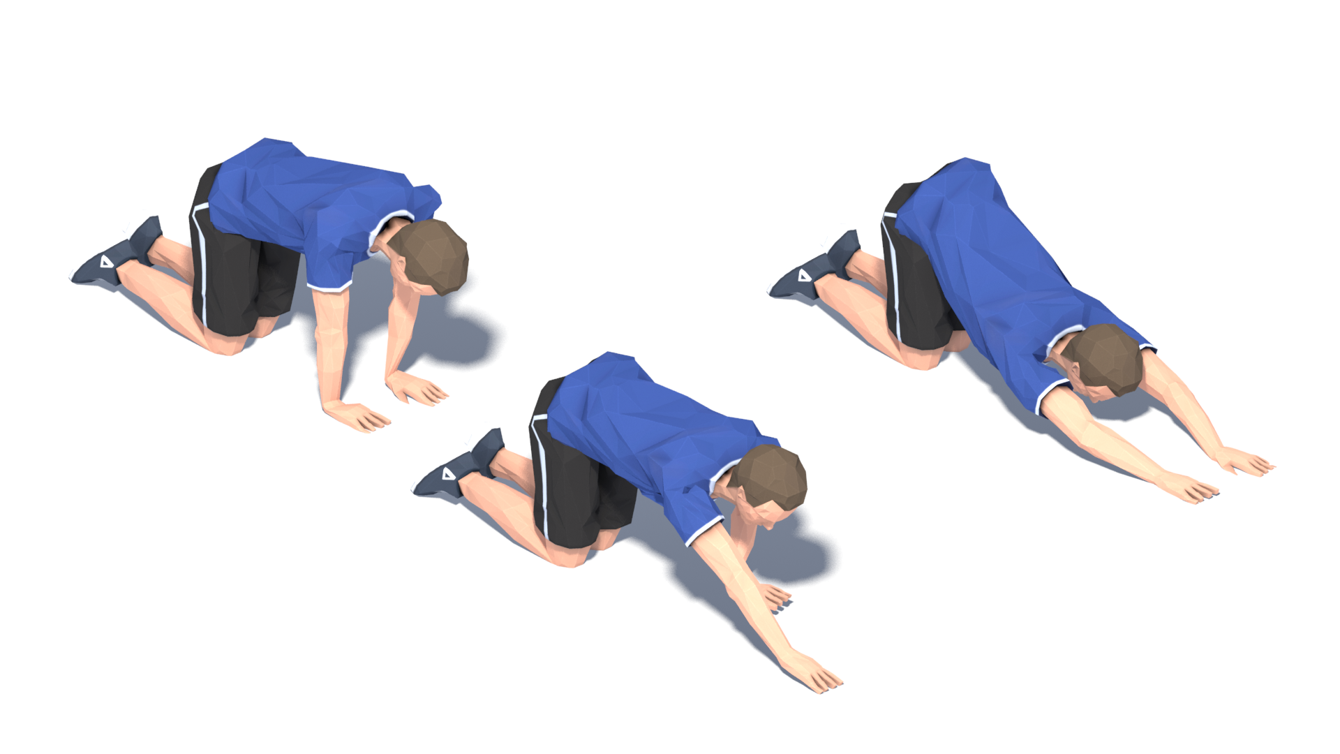 Kneeling thoracic extensor stretch | Fab