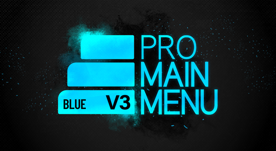 Pro Main Menu V3: Blue Edition | Fab
