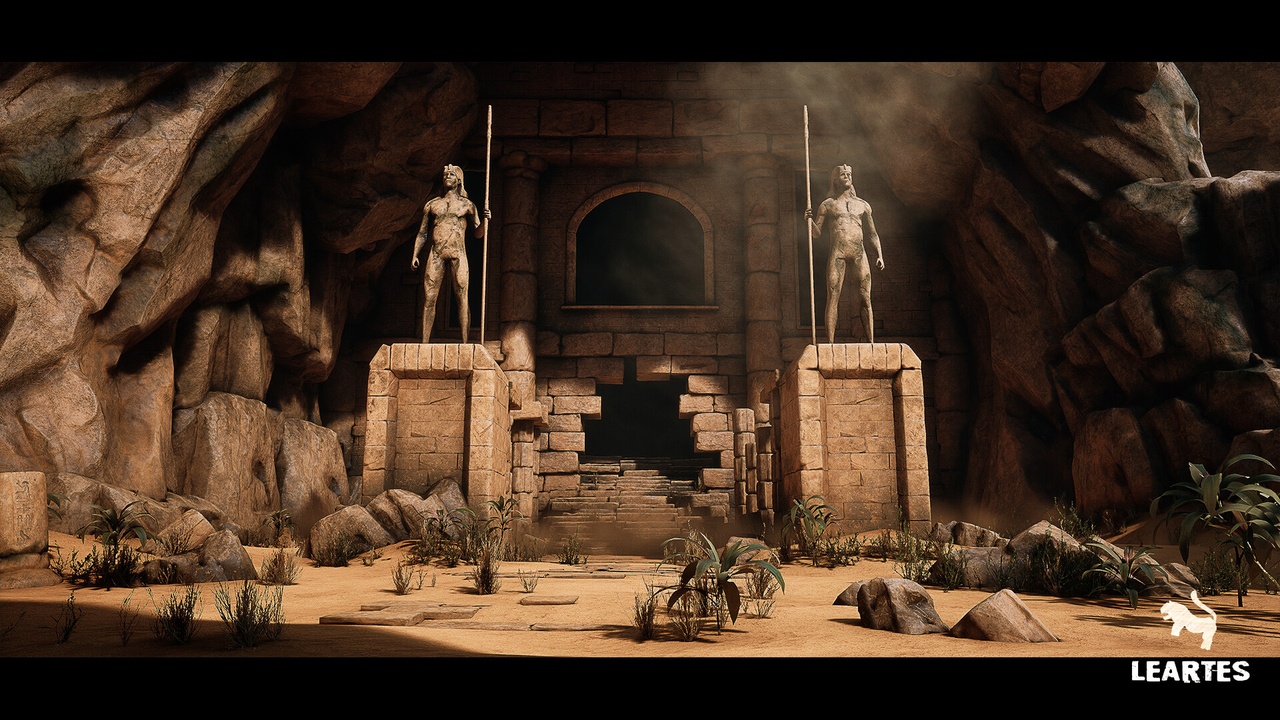 商品 Desert Ruins Environment ( Desert Ruins Environment Ruins Desert Ruins Desert ) 的媒体 1