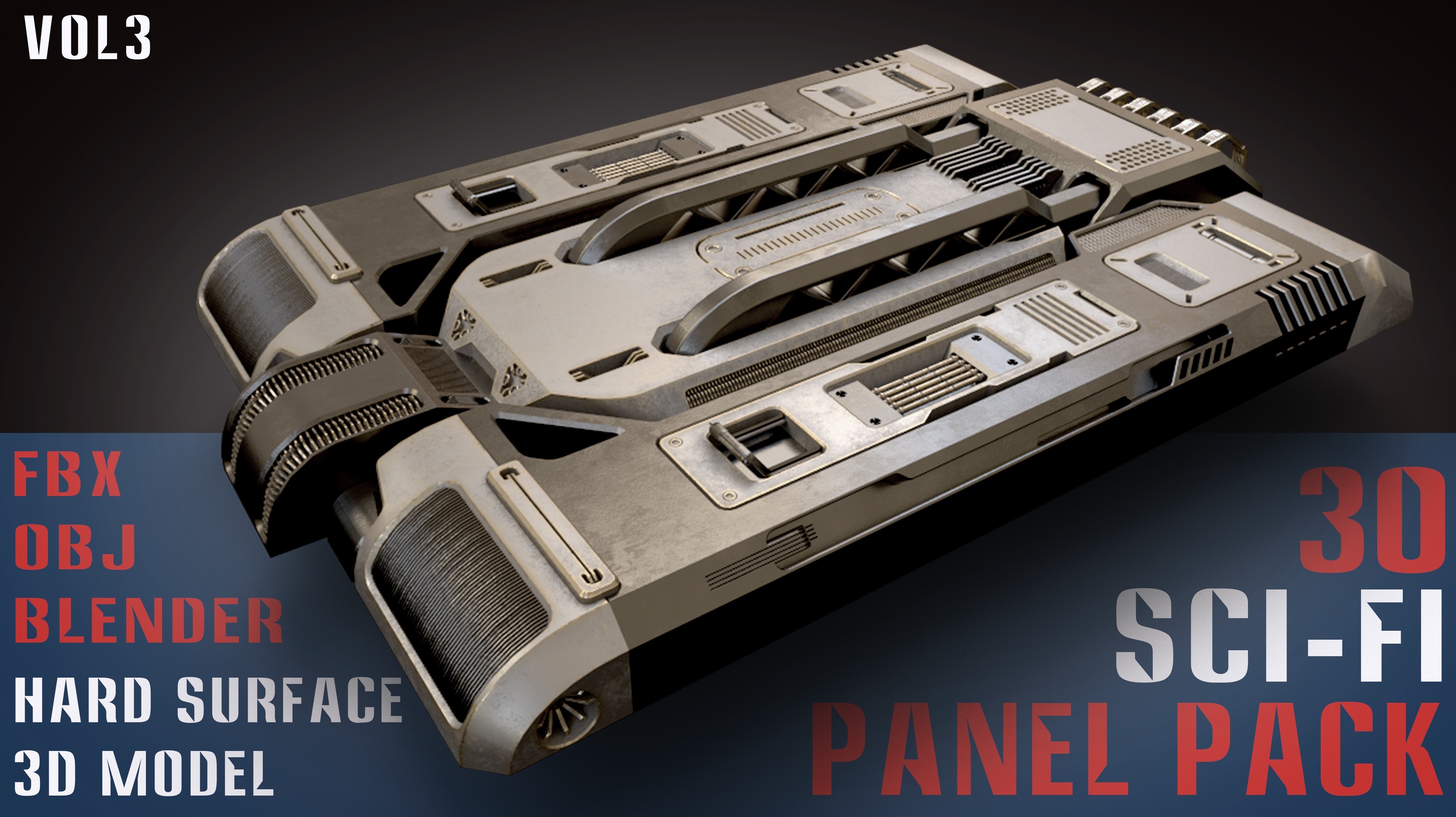 30 Sci-Fi Panel Pack – Vol.3 | Fab