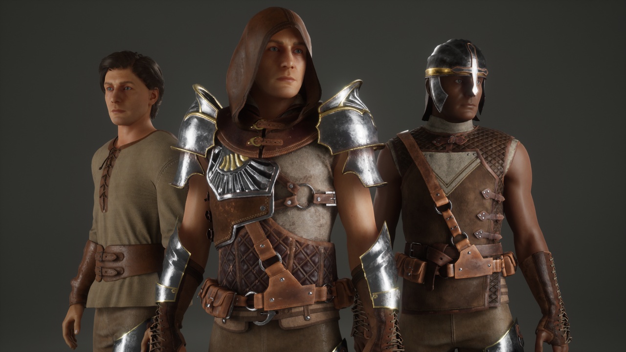 Media 1 for listing Ultimate Clothing Pack - Male Warrior
