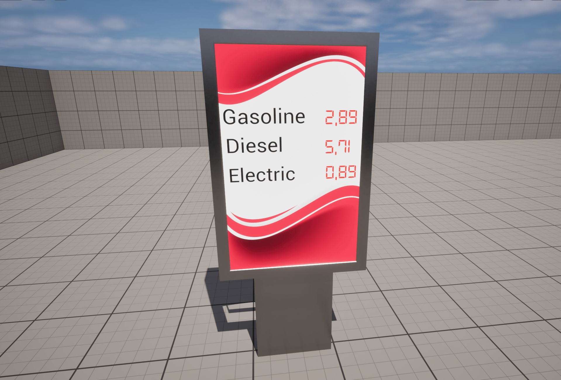 Média 1 pour l'article Fuel Price Display Billboard System