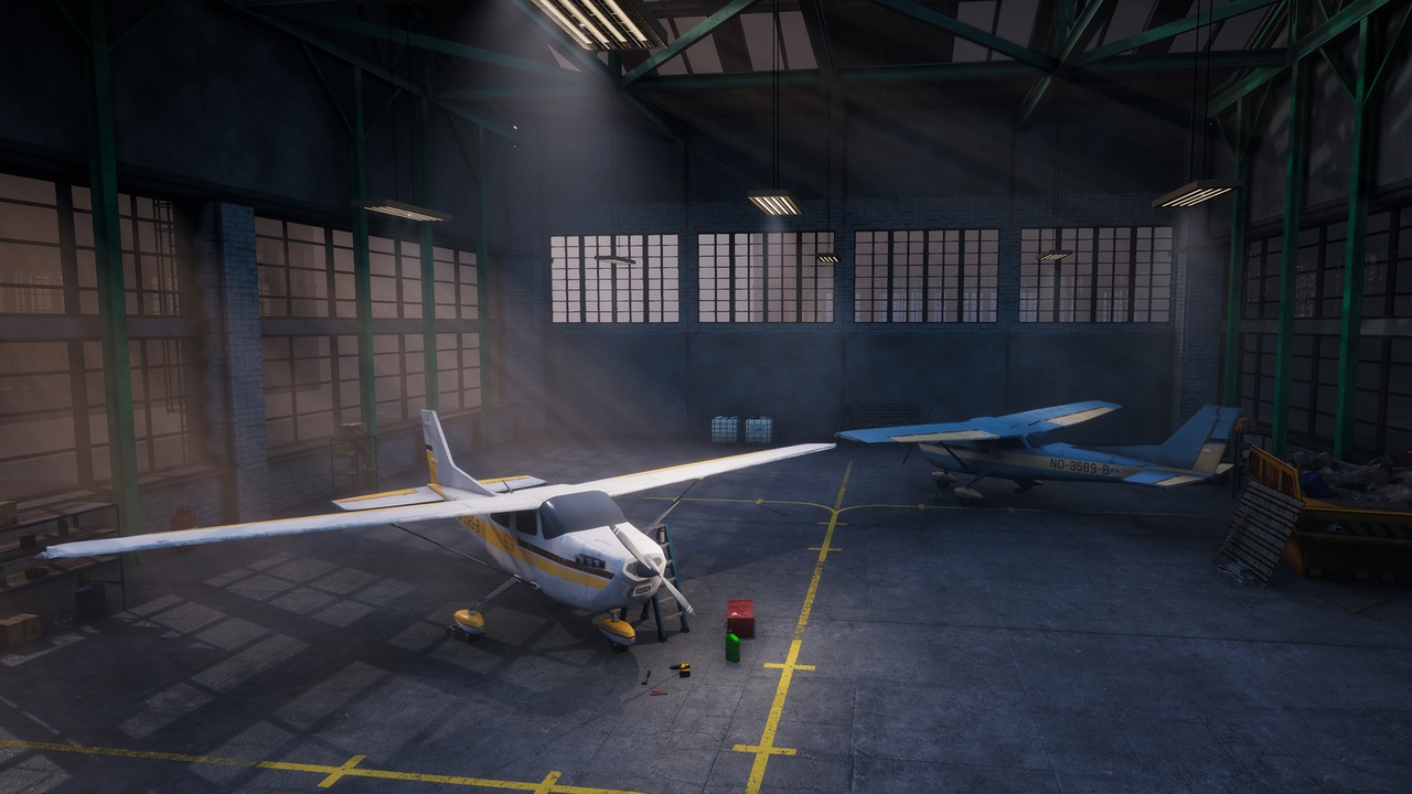 File multimediali per l'articolo Airplane Hangar: 1