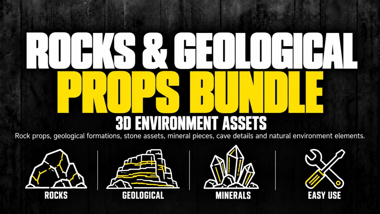 Media 1 for listing Rocks & Geological Props Bundle