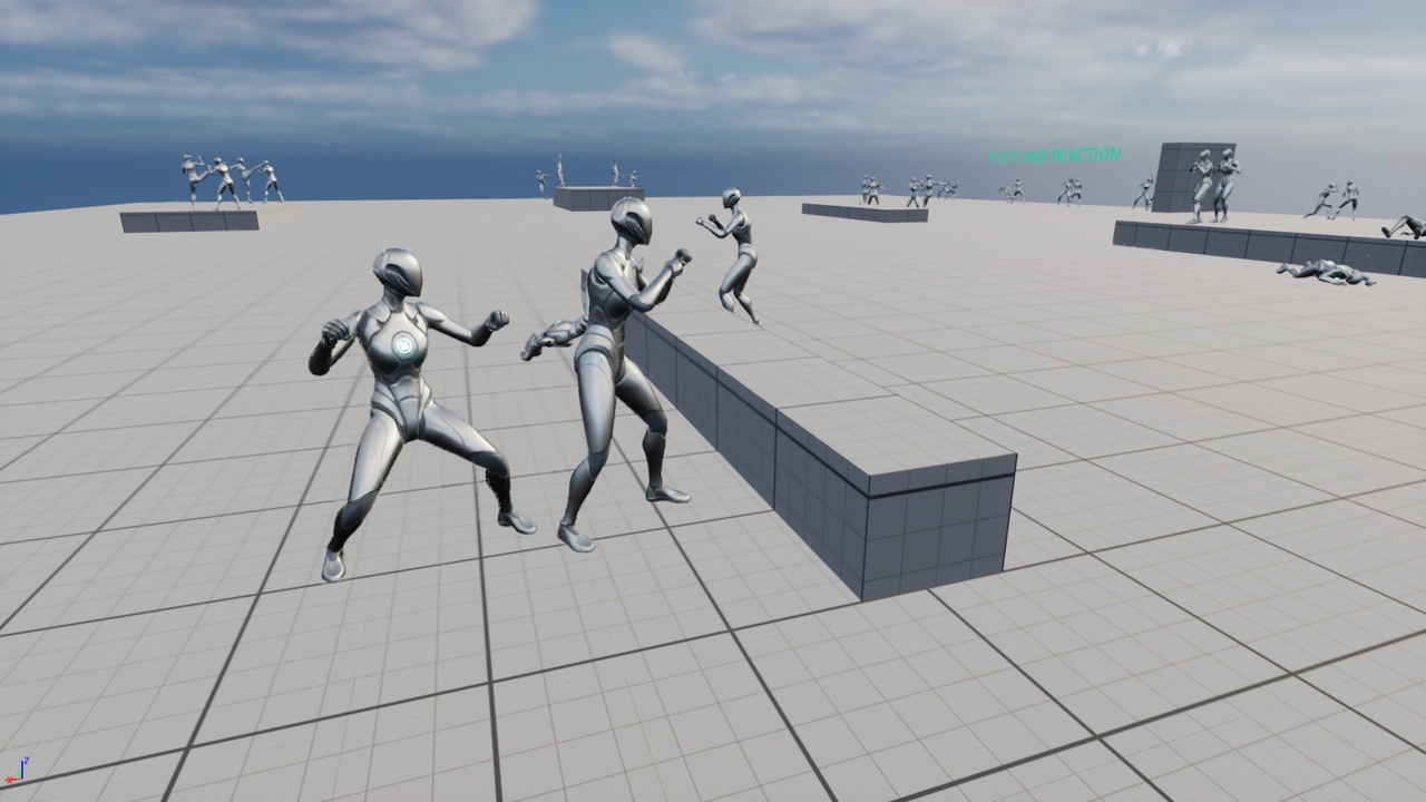 Medium 1 für Eintrag Fight And Reaction – Combat and Hit Reactions Animation Pack