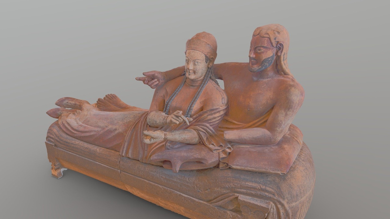 Media 1 for listing The Sarcophagus of the Spouses - photogrammetry