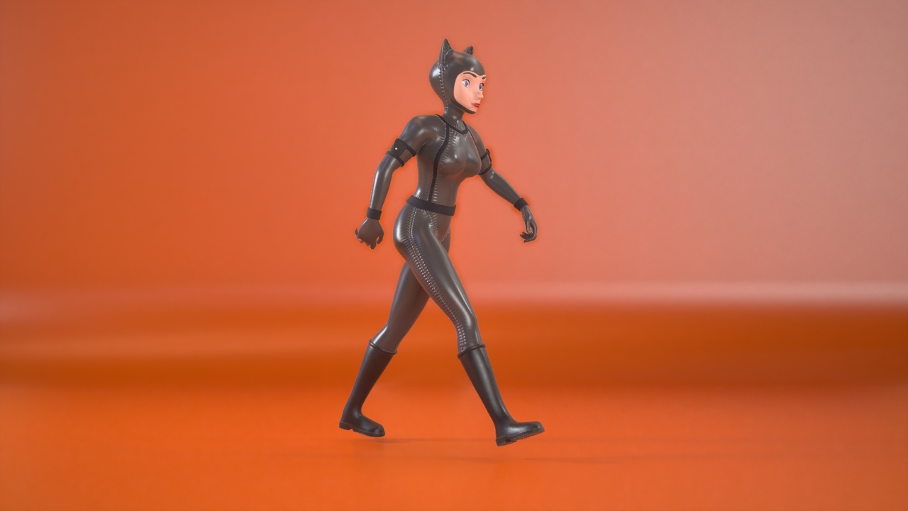Media 1 for listing Stylised Cat Girl Hero