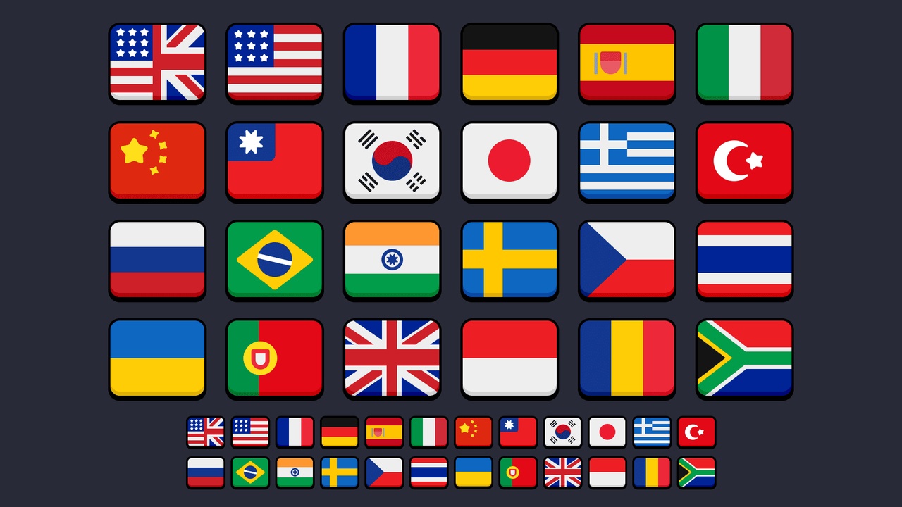Media 1 for listing 2D Icons - Casual Flag Icons