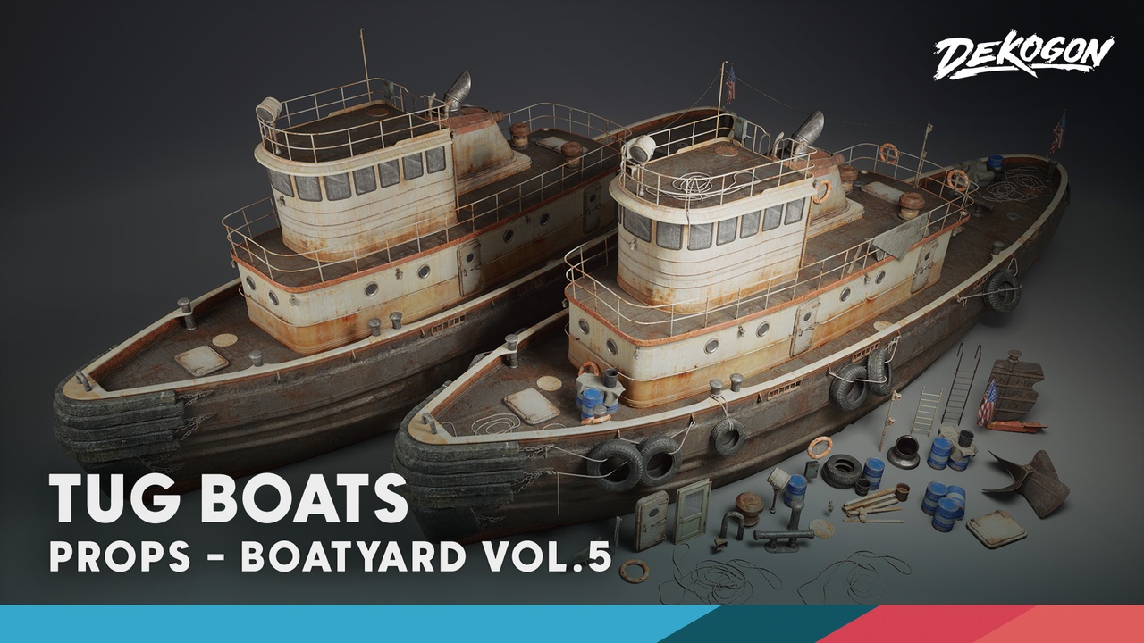Media 1 for listing Boatyard VOL.5 - Tugboat (Nanite)