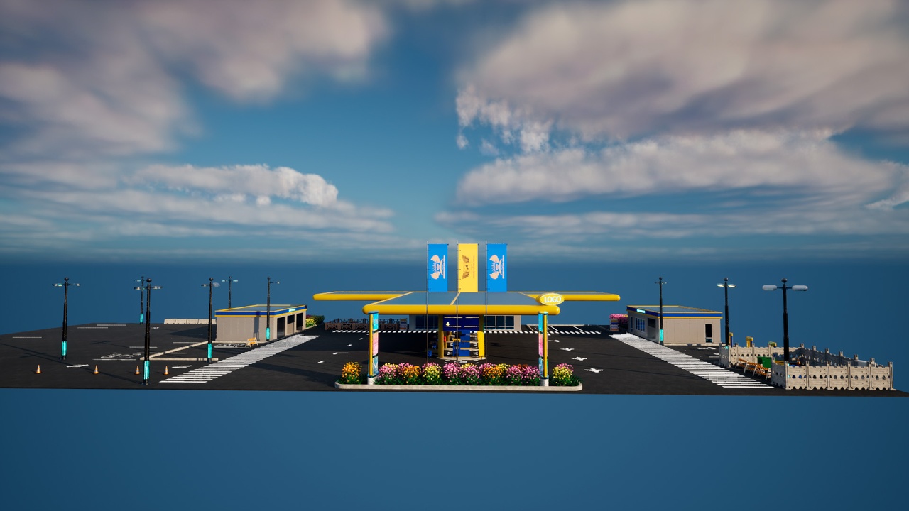 Média 1 pour l'article Outdoor Elements Asset Pack Vol. 4: Petrol Station