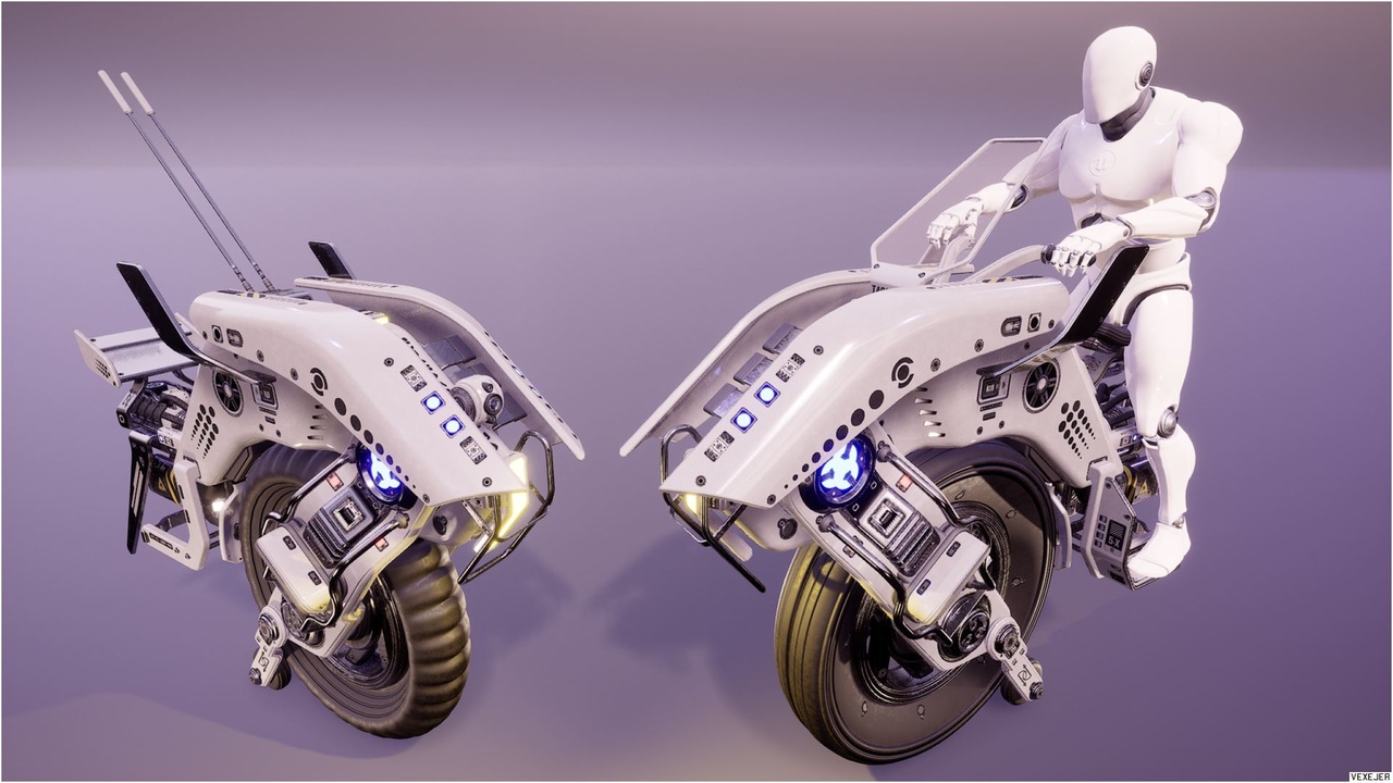 Media 1 for listing SciFi Grasshopper Mono Bike