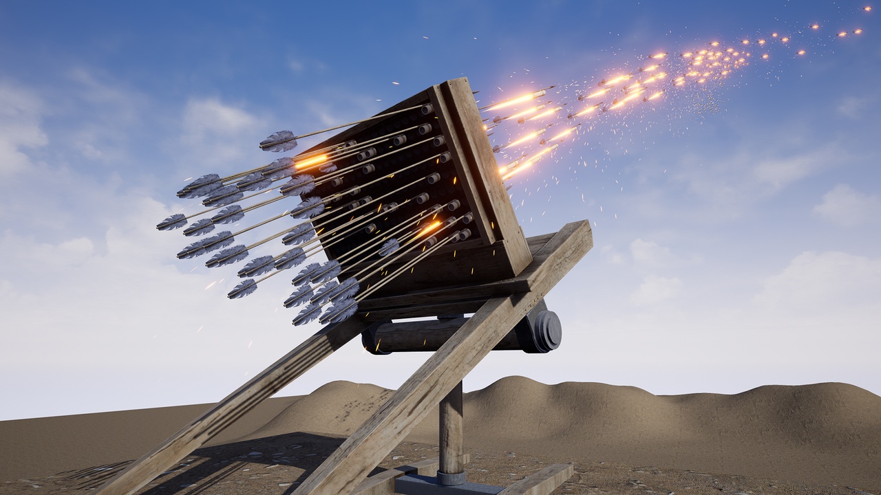 Media 1 for listing Medieval Weapon Hwacha Blueprint System