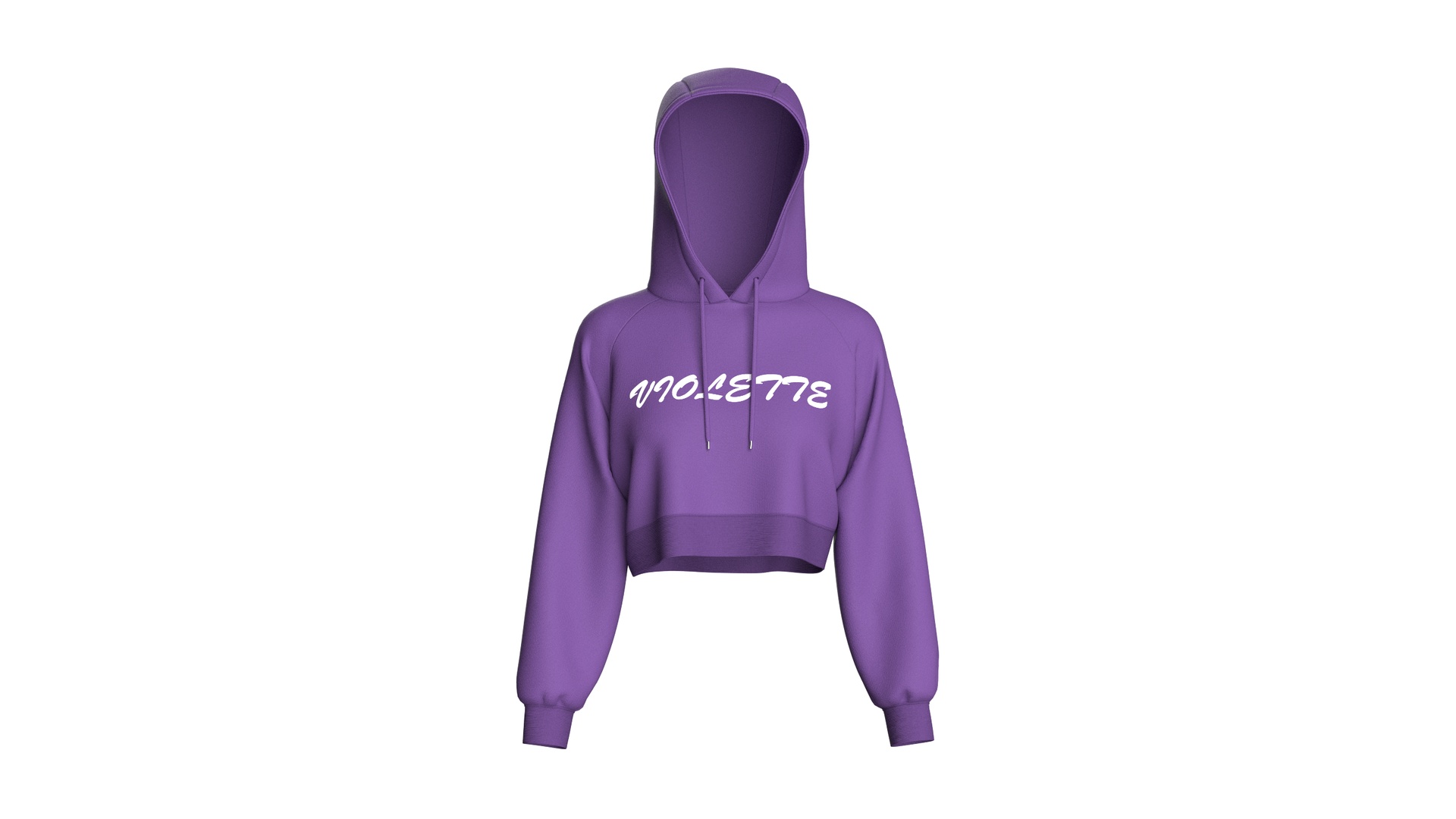 Media 1 for listing Girls Horizon Cropped Hoodie | High Poly