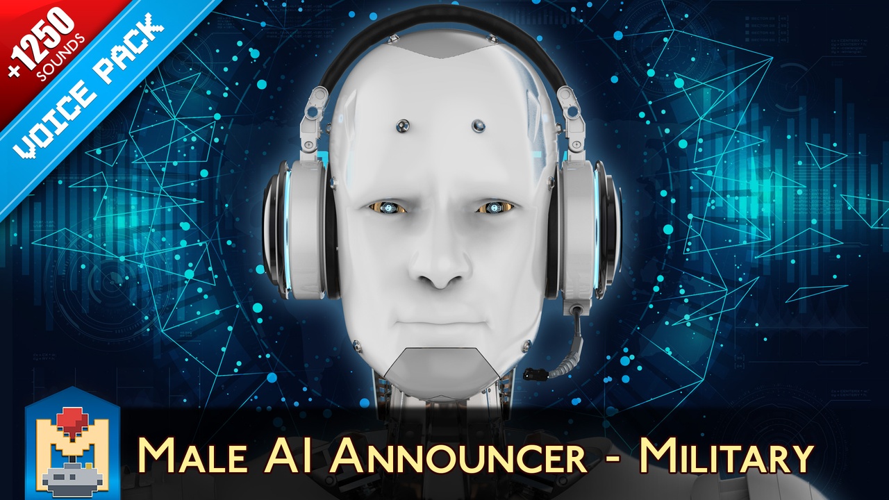 Media 1 for listing Military AI Male Voice Announcer
