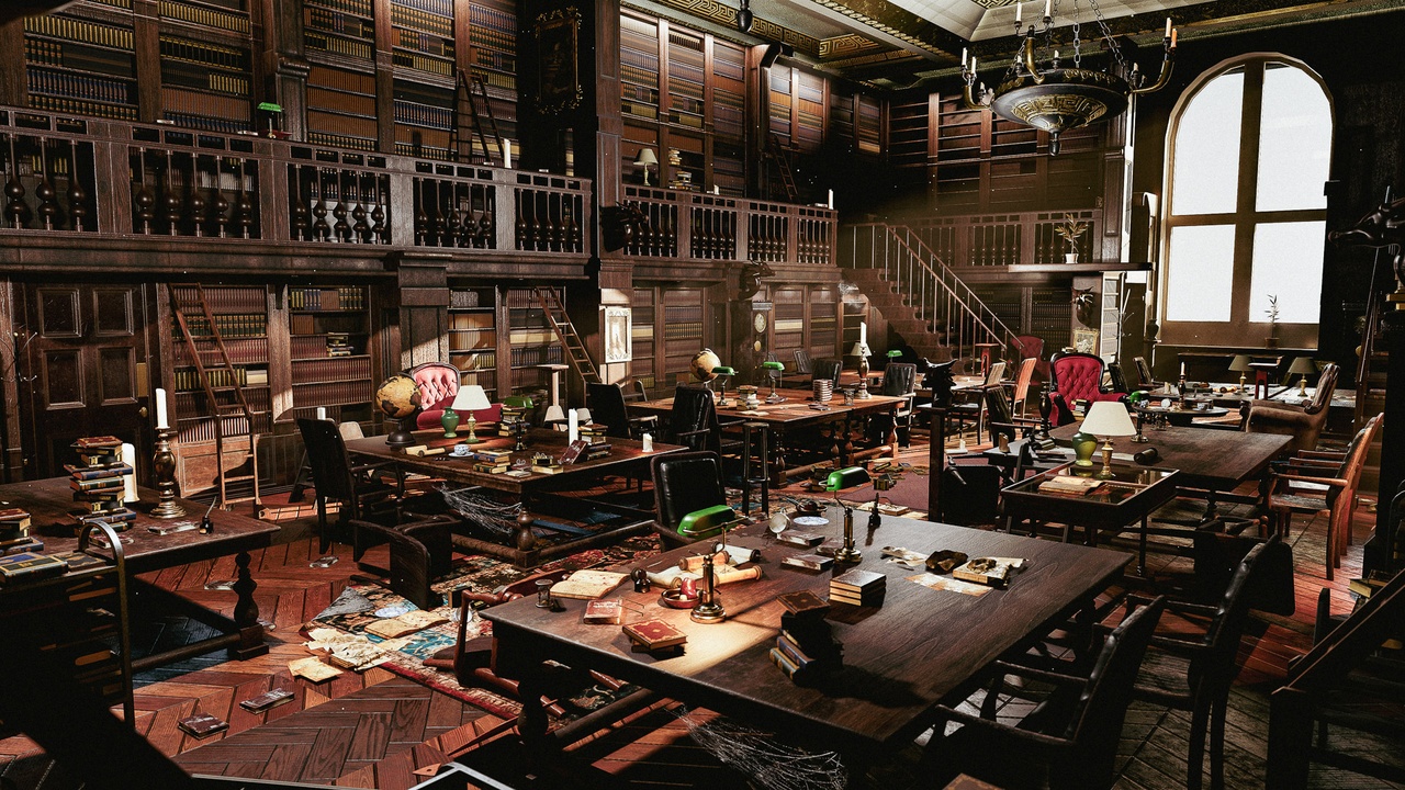 The Abandoned Library 제품 등록을 위한 미디어 1개