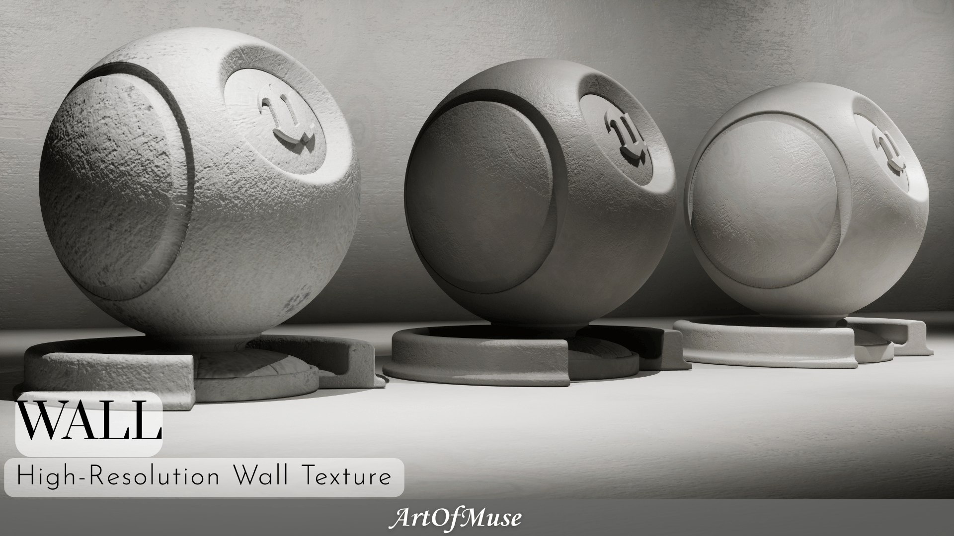 High Quality 4K Wall Materials Pack – 12 Seamless PBR Surface | Fab
