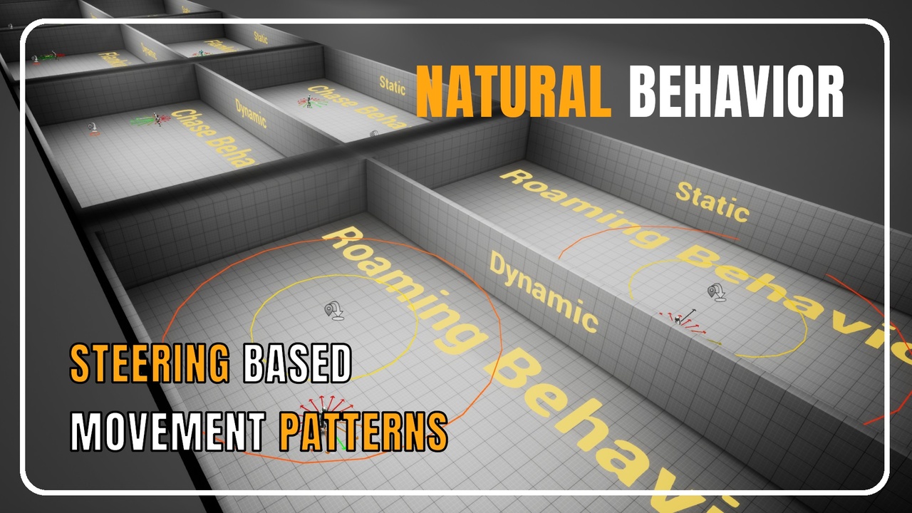 Media 1 for listing Natural Behavior - Steering Based Movement Patterns