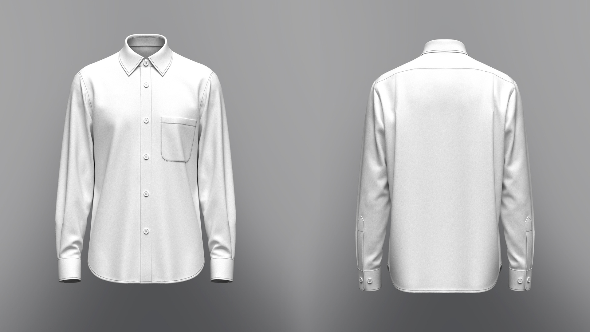 Media 1 for listing Men's Regular Fit Full Slv Shirt