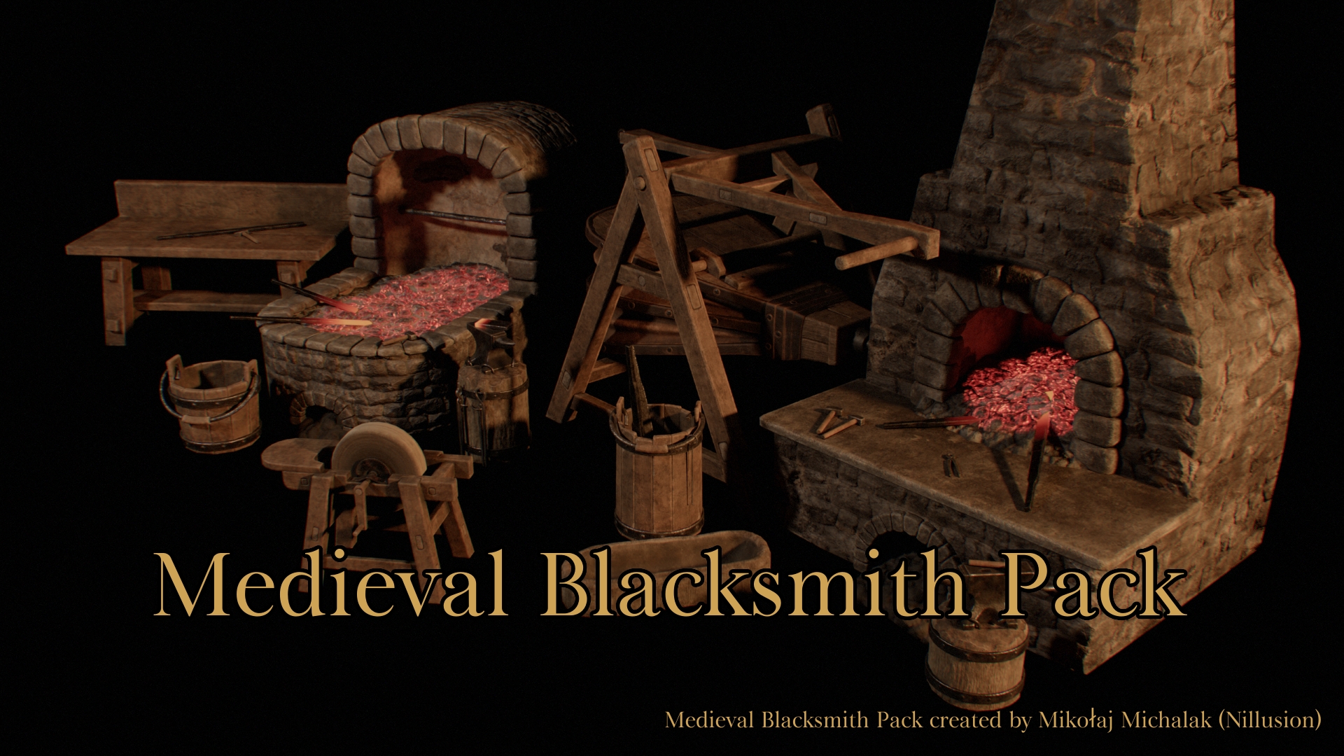 Medieval Blacksmith Pack | Fab