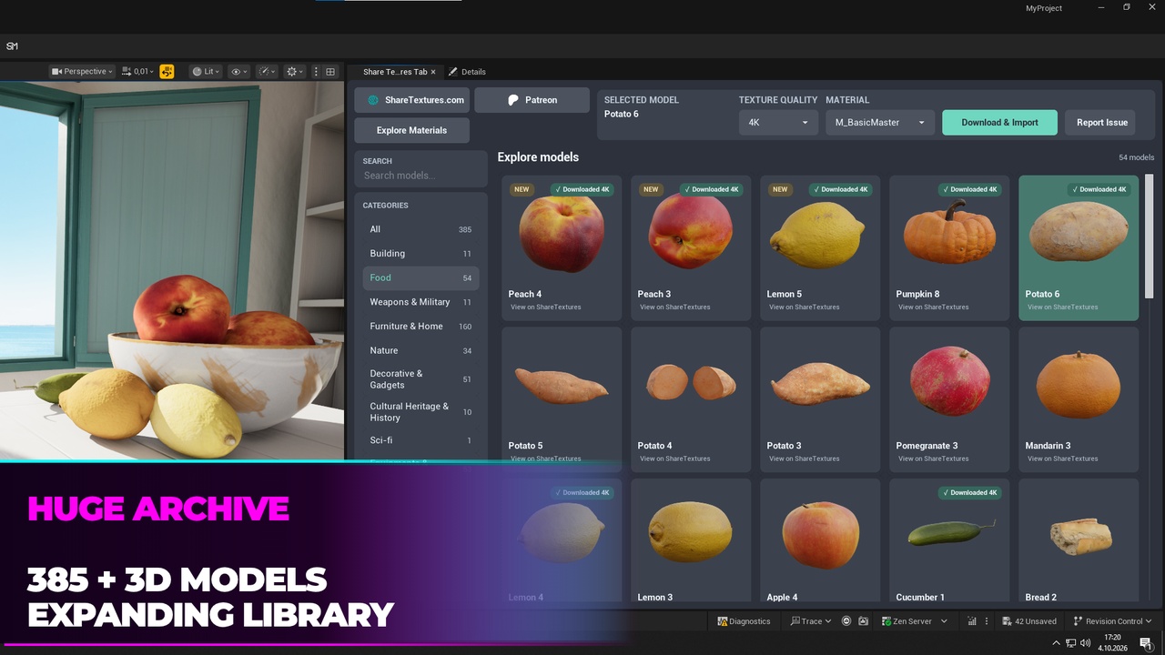 Media 1 for listing Online 3D Model Library - 385 3D Models