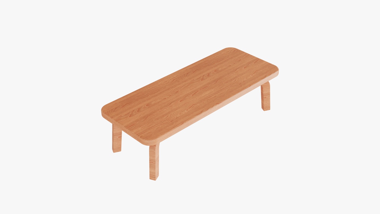 Media 1 for listing Light Oak Wooden Bench