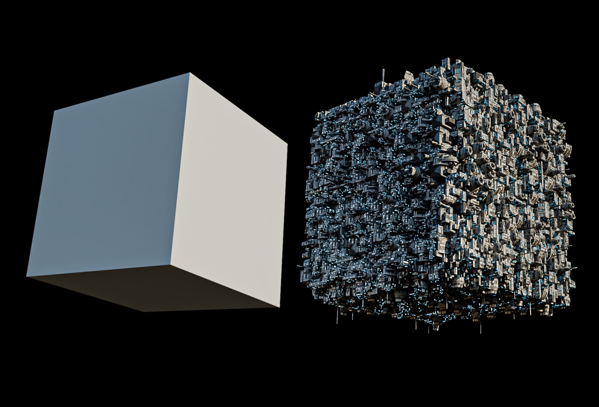 Media 1 for listing Greeble Generator Add-on for Blender