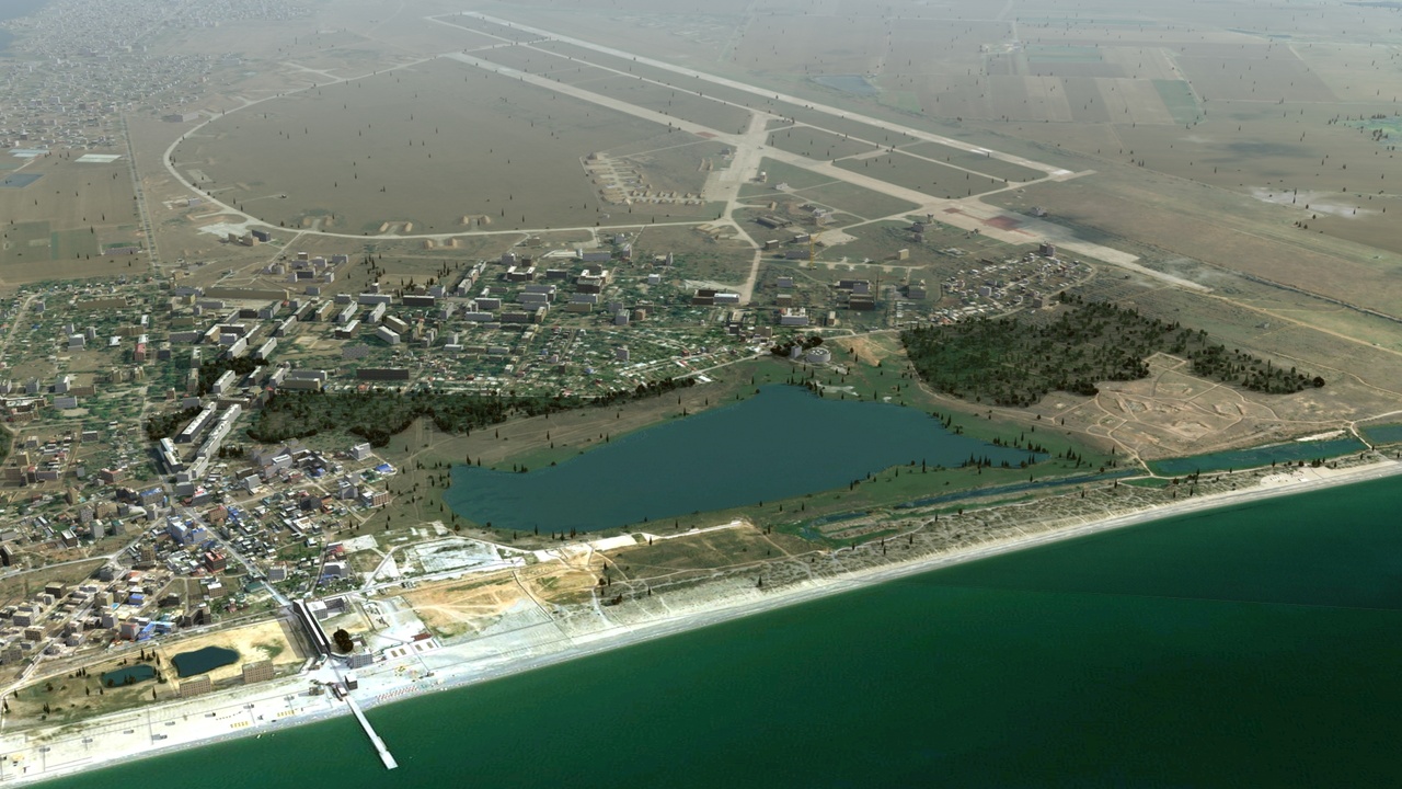 Media 1 for listing Saky Military Airbase Ukraine Low Poly 3D Model
