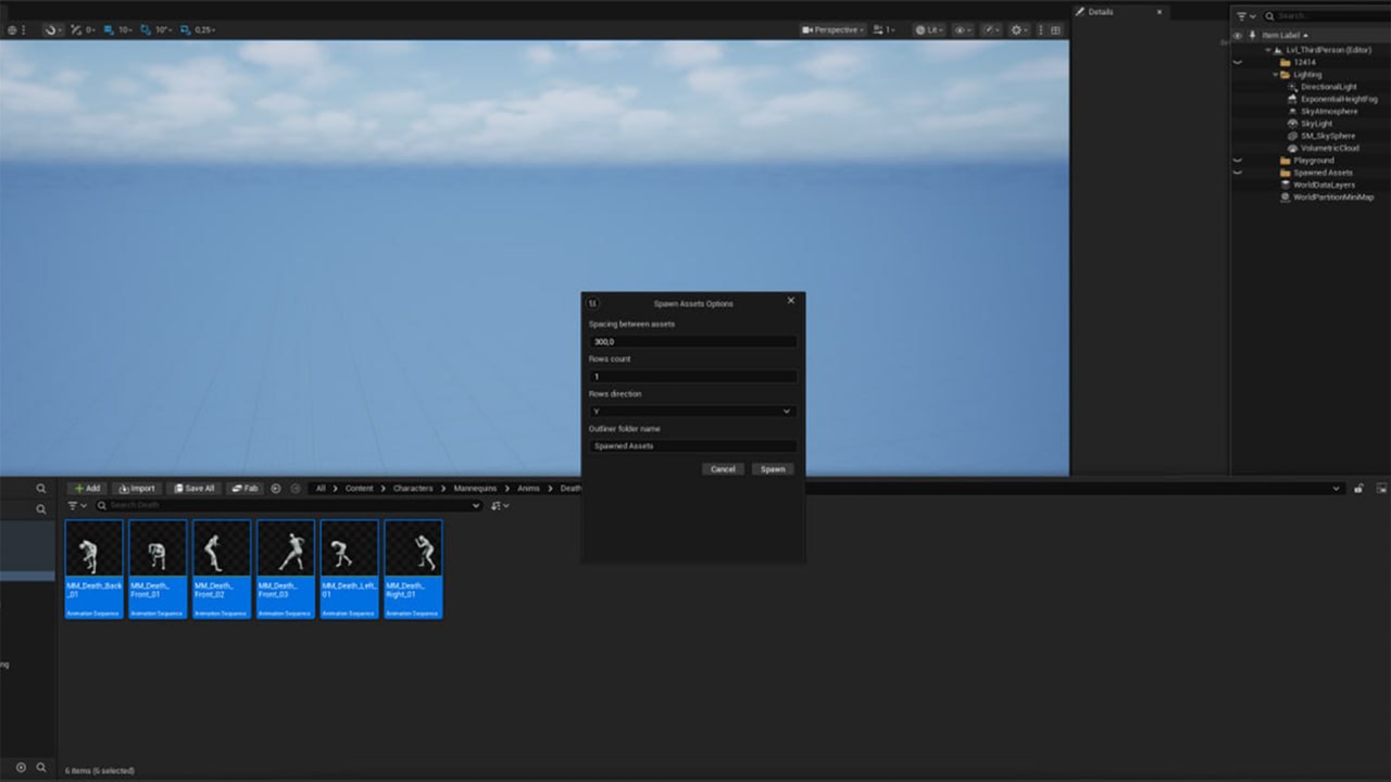 Media 1 for listing Asset Grid Spawner - Fast Level Placement Tool