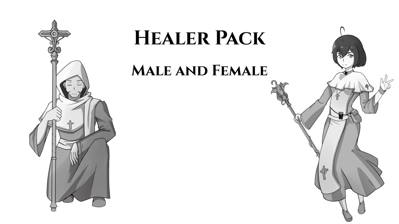 Media 1 for listing RPG - Healer Voice Pack (Male and Female) - Bundle