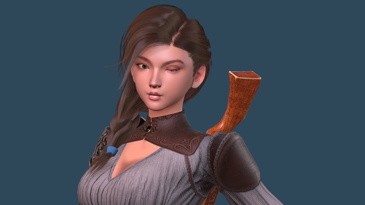 Media 1 for listing Medieval Scout Girl