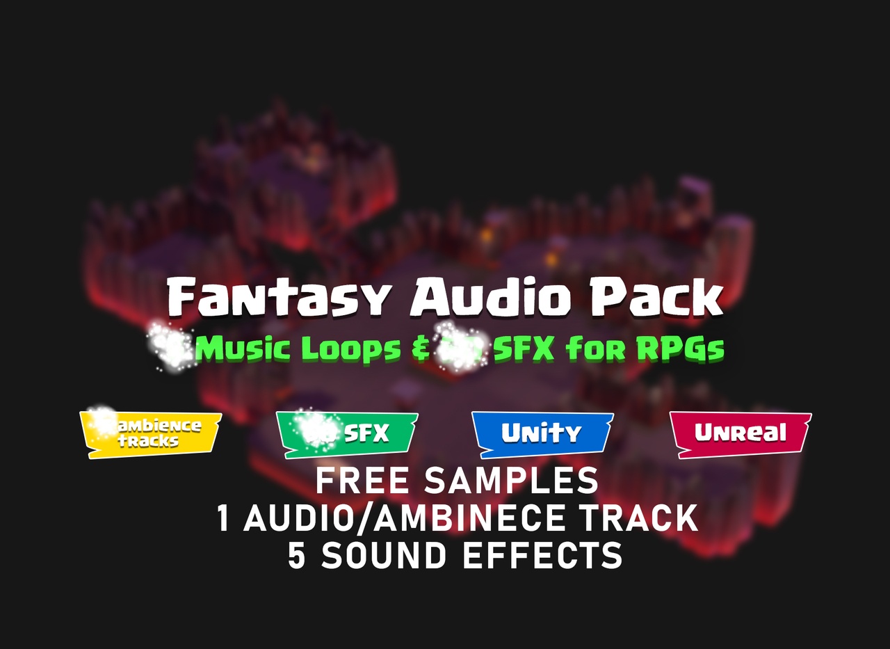 Media 1 for listing Fantasy Audio Pack – Ambience + SFX (WAV + MP3)
