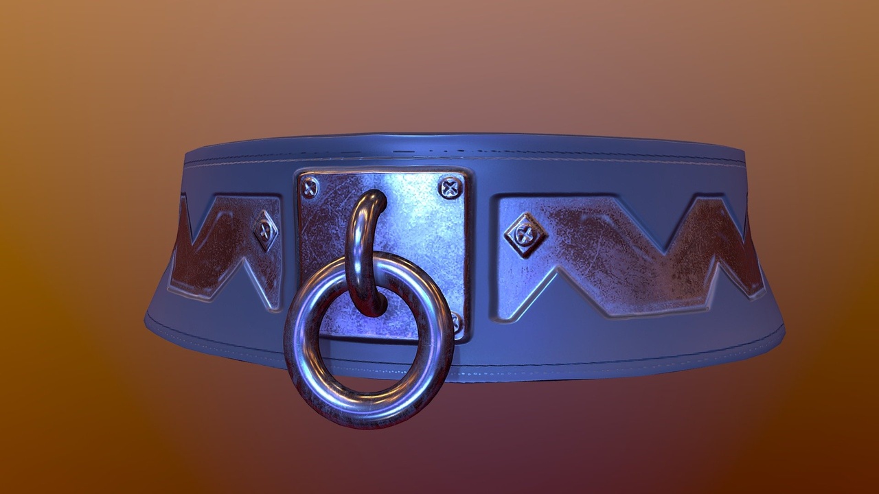 Media 1 for listing Low poly collar