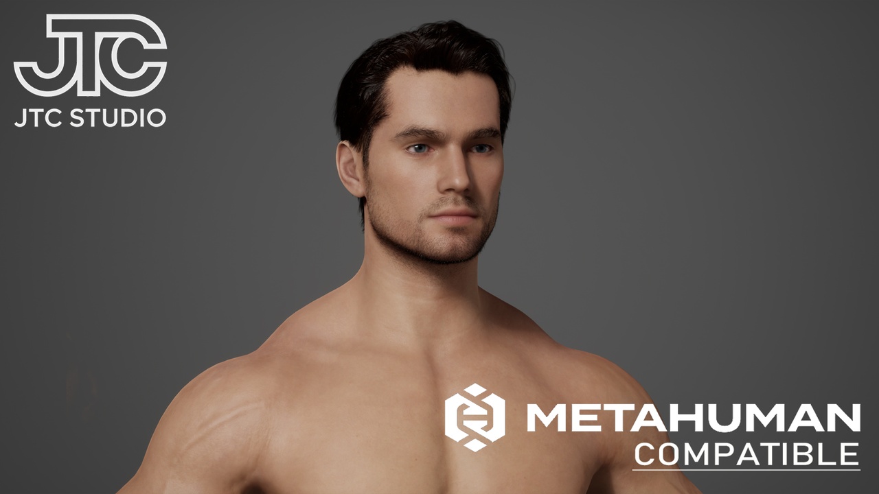 Media 1 for listing Henry — Realistic Editable MetaHuman Character —— 亨利 — 写实可编辑角色