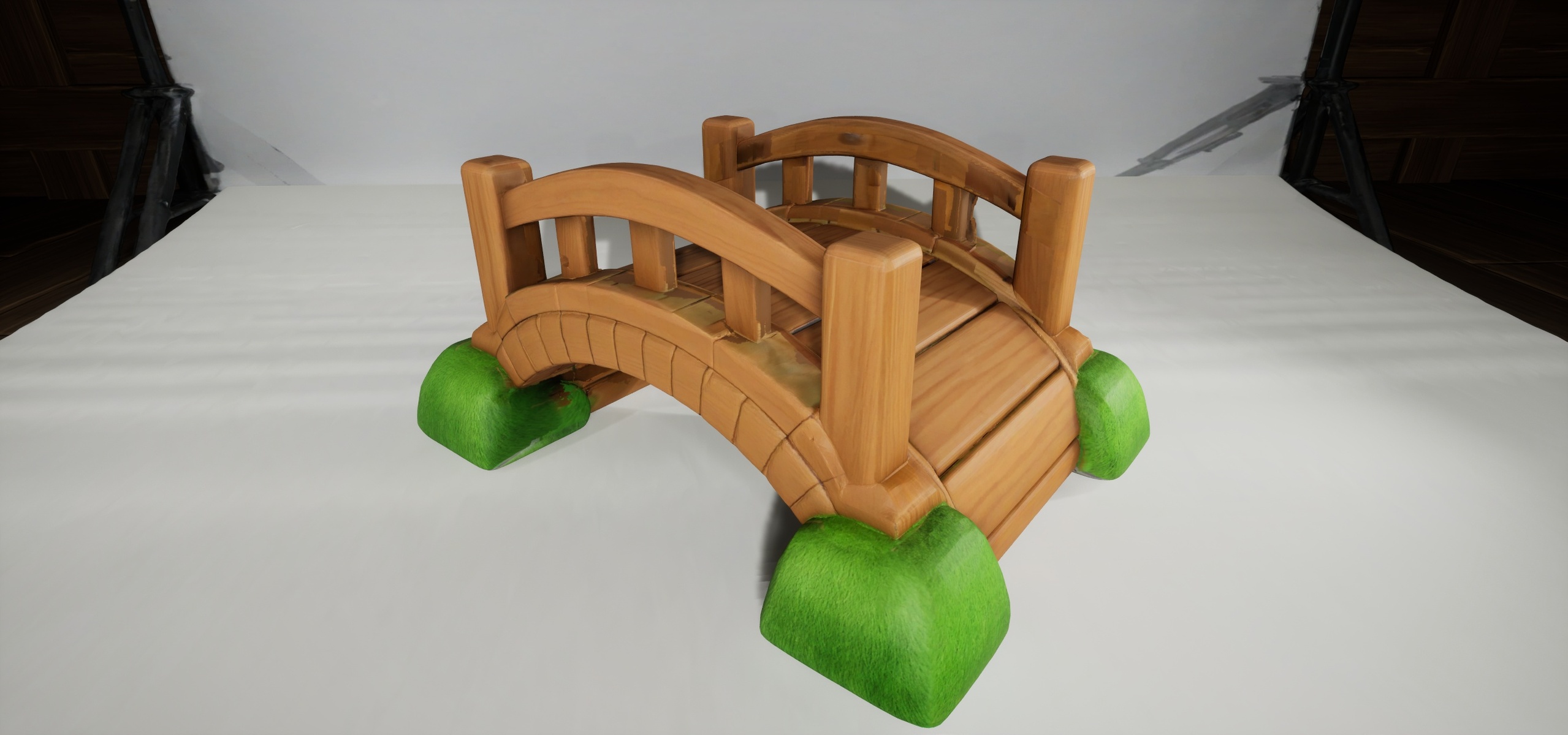 Cartoon Wooden Bridge - Prop | Fab