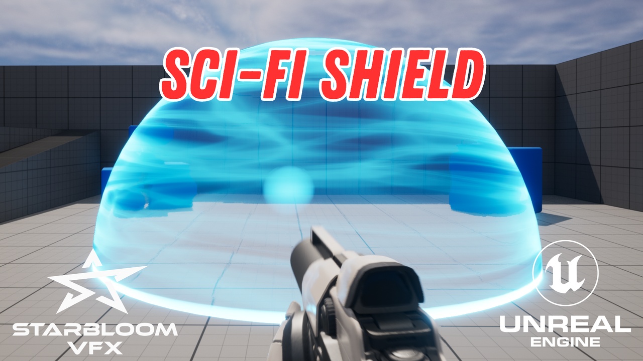 Media 1 for listing Sci-Fi Shield VFX | Unreal Engine 5+