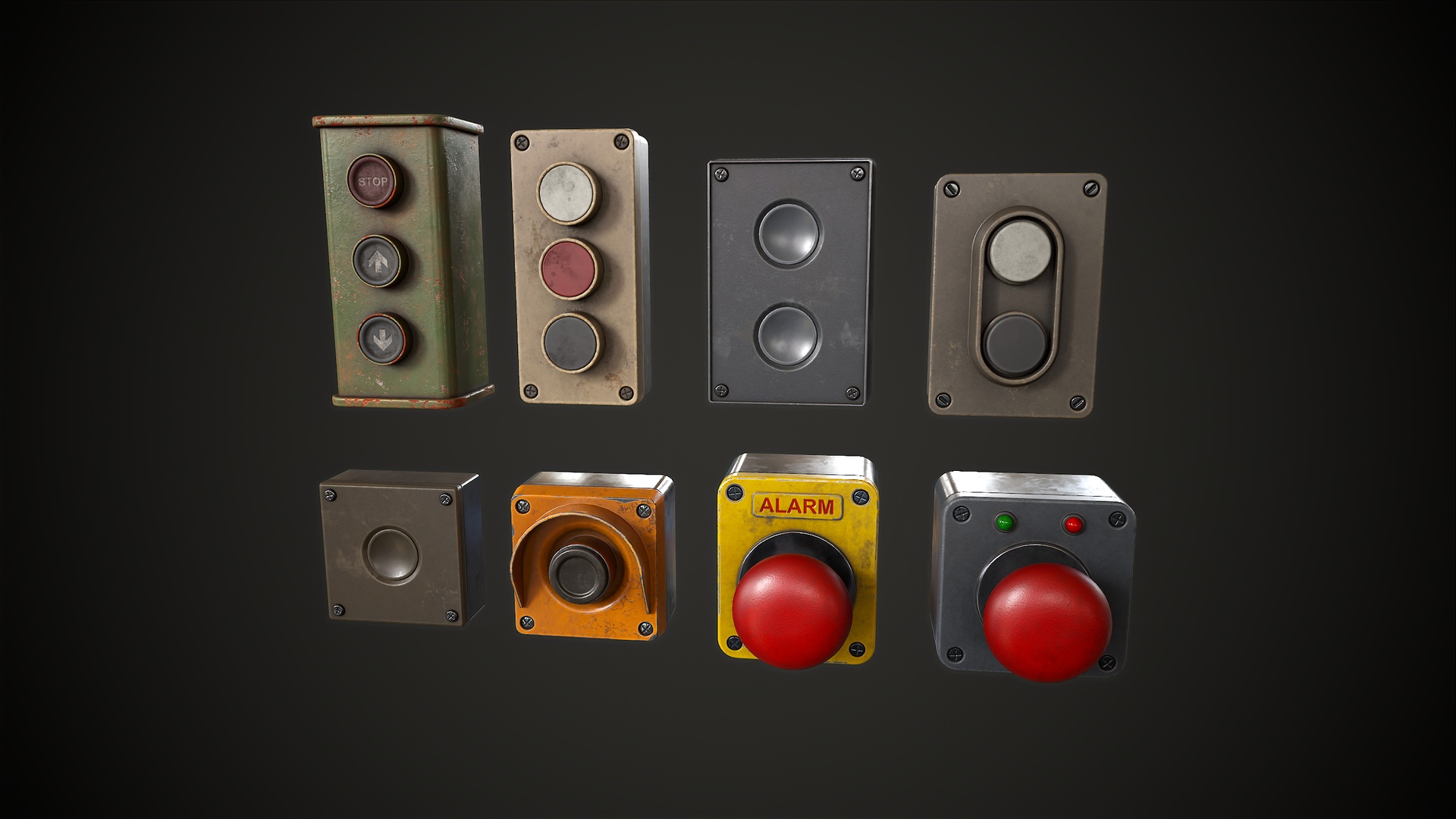Media 1 for listing Industrial Control Buttons