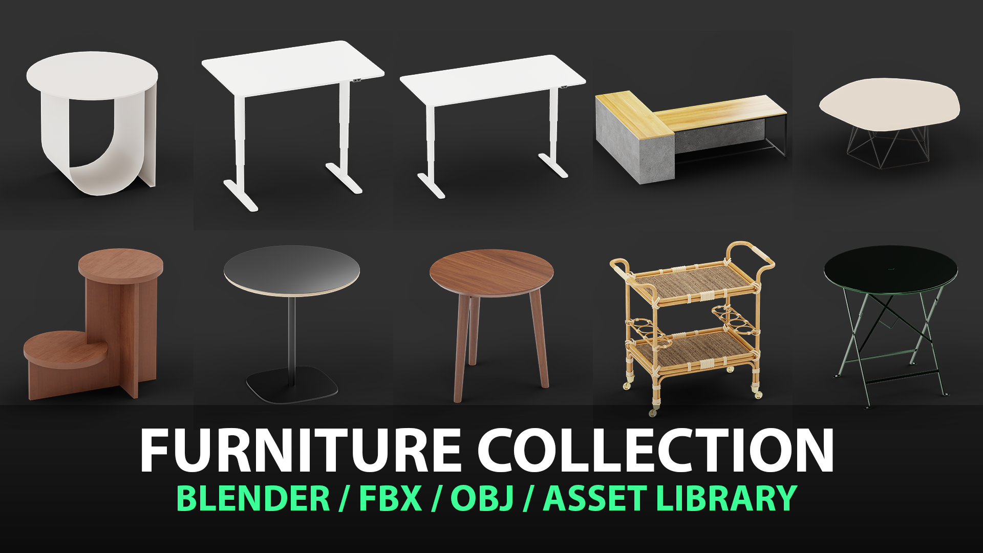 Table Model Collection 344 | Fab