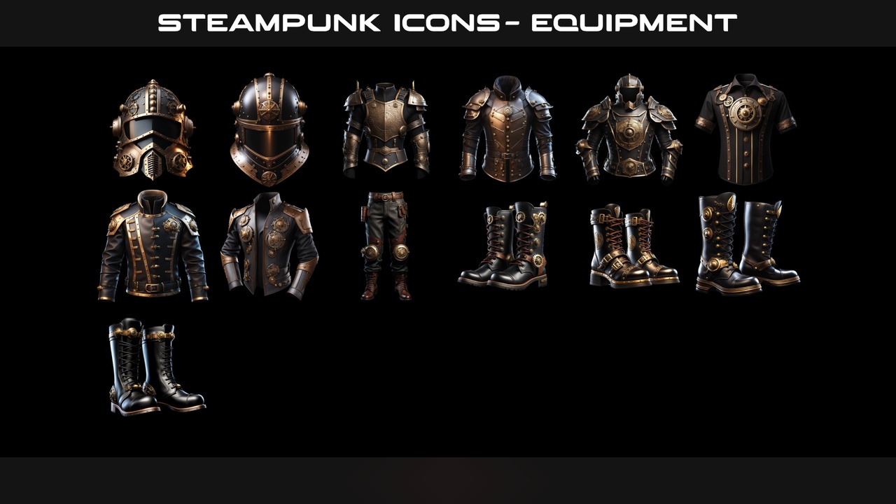 Media 1 for listing Steampunk Icons Pack