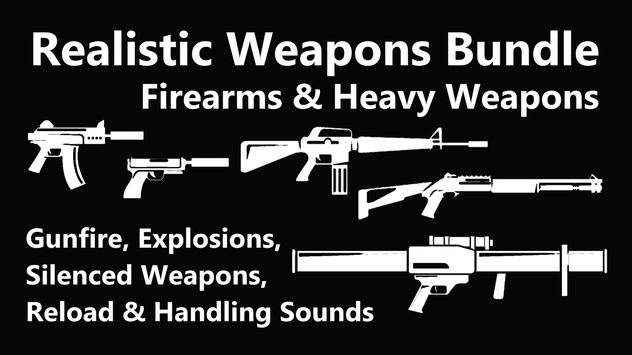 Media 1 for listing Realistic Weapons Bundle SFX
