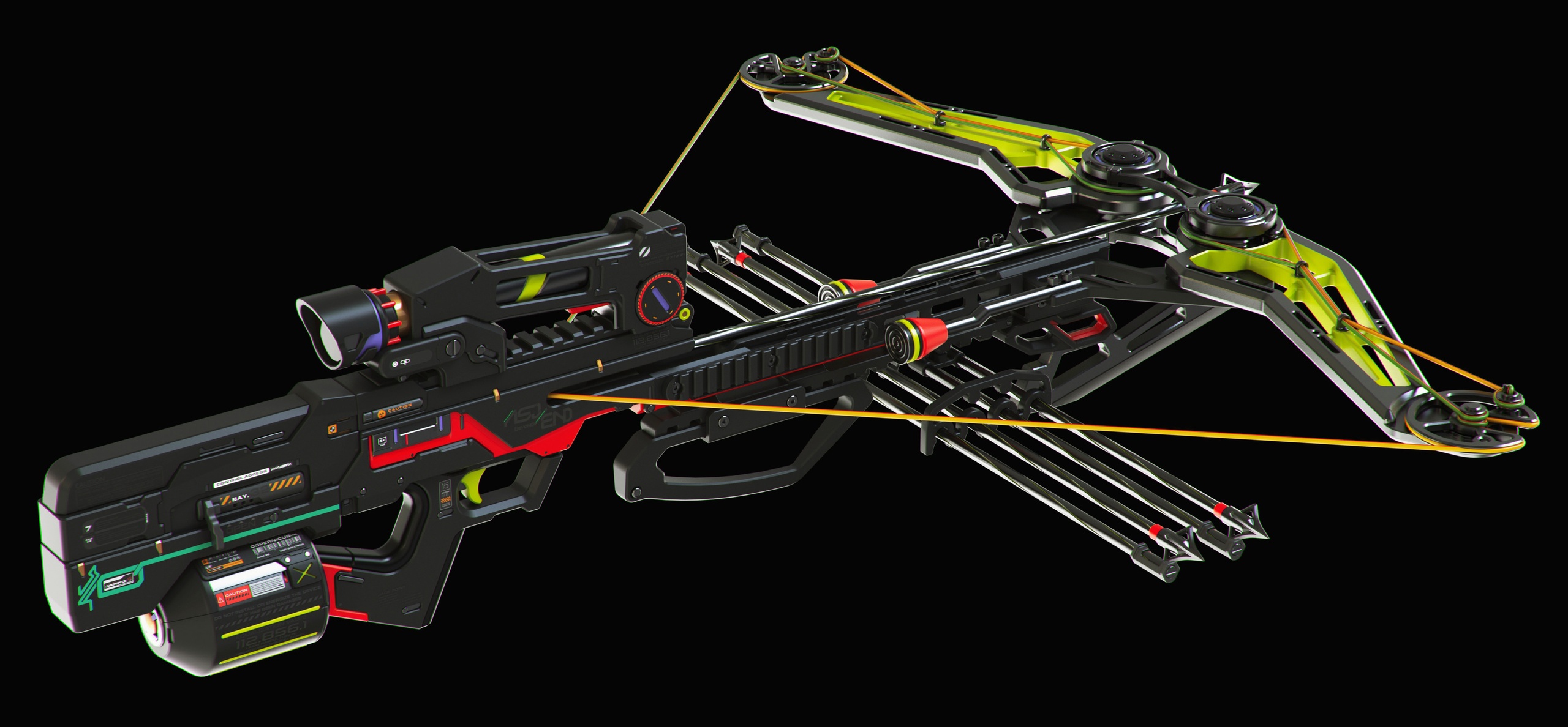 Archer Weapon Set Crossbow and Bow | Fab
