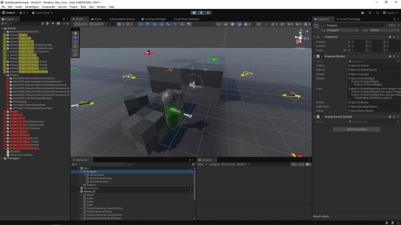 Media 1 for listing Modular Third-Person Shooter Example