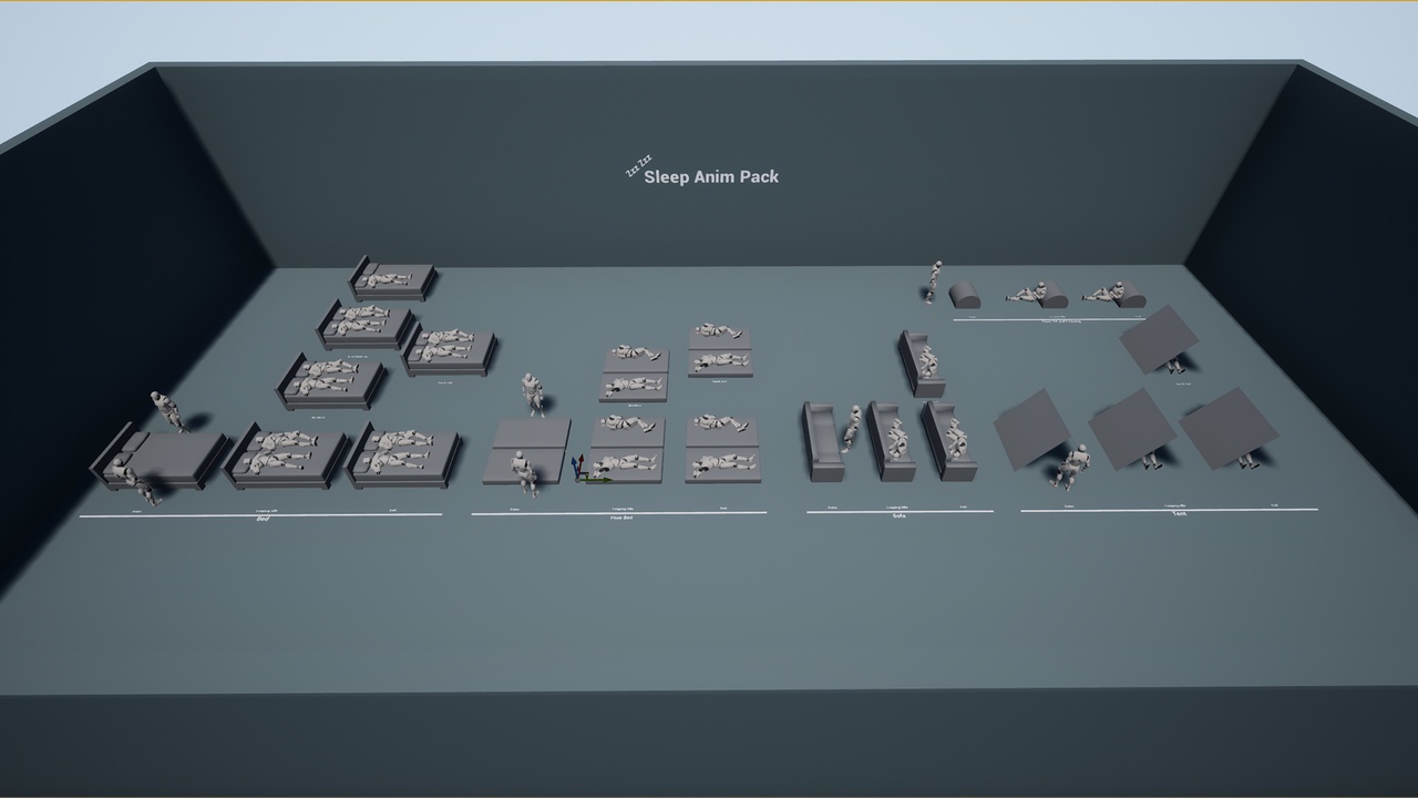 Media 1 for listing Sleep Anim Pack